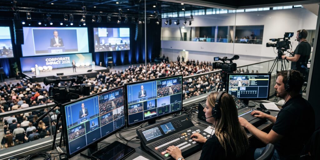 Checklist audiovisual para evento corporativo